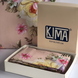 Постільна білизна полуторна - Бязь Gold Lux - КІМА - Квіти на рожевому 1039-23 фото 1