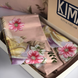 Постільна білизна Євро - Бязь Gold Lux - КІМА - Квіти на рожевому 1041-23 фото 3